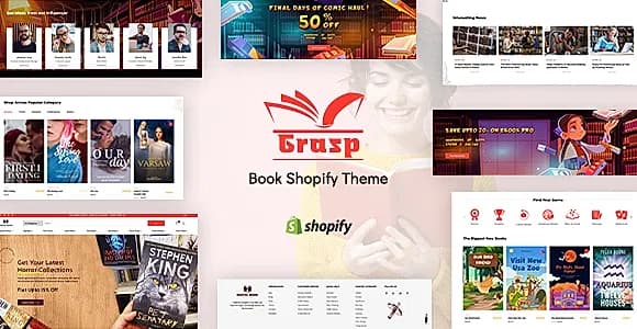 Grasp - Shopify Book Store Theme