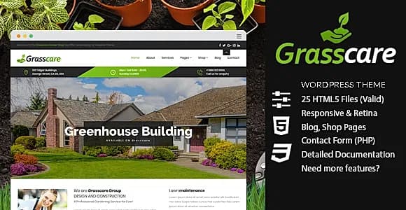 Grasscare WordPress Theme