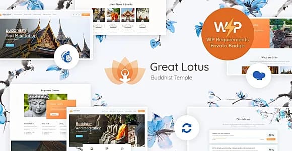 Great Lotus WordPress Theme