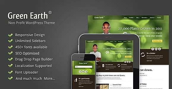 Green Earth WordPress Theme