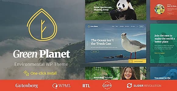 Green Planet WordPress Theme