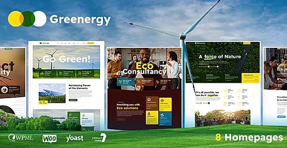 Greenergy WordPress Theme