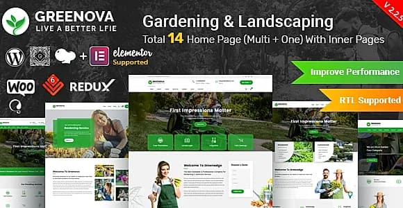 Greenova WordPress Theme