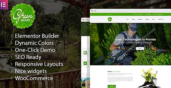 Greenscape WordPress Theme