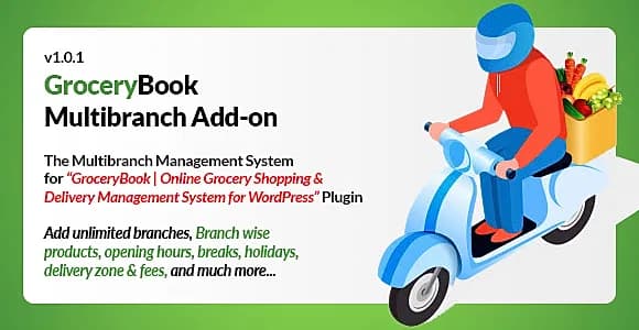 Grocerybook Multibranch WordPress Plugin