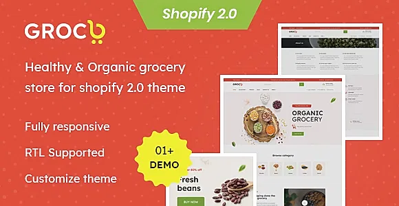 Groco - The Grocery & Supermarket Responsive Shopfiy Theme