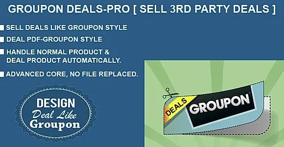 Groupon Deals-PRO (Sell 3rd Party Deals)
