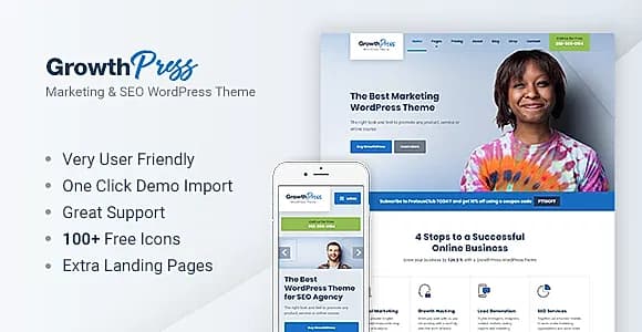 GrowthPress PT WordPress Theme