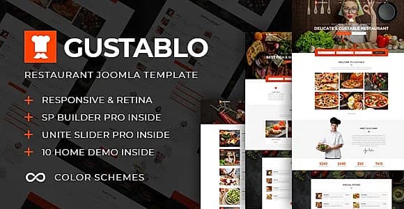 Gustablo | Restaurant & Cafe Responsive Joomla Template
