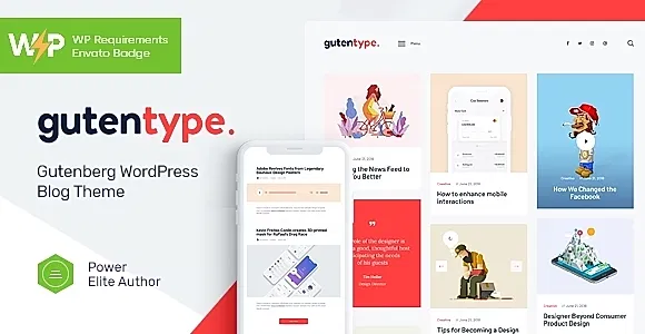 GutenType WordPress Theme