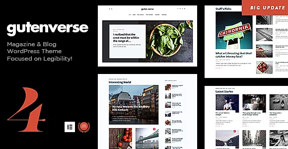 GutenVerse WordPress Theme