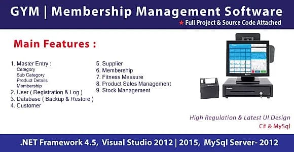 GYM | Club | Membership Management System with source code