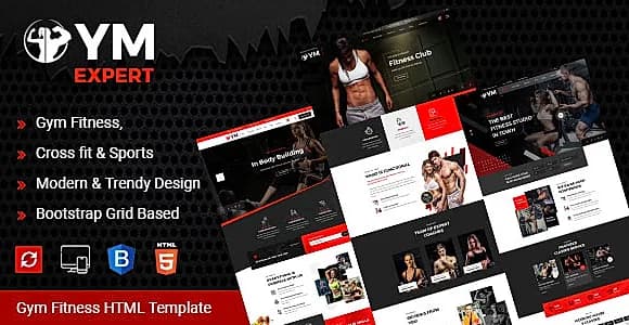 Gym Expert || Fitness & Gym HTML Template