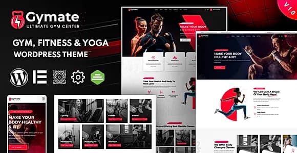Gymat WordPress Theme