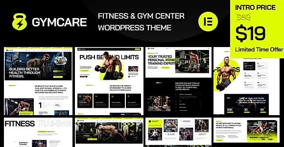 Gymcare WordPress Theme