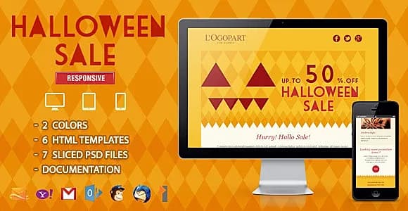 Halloween Sale - Responsive Email Template