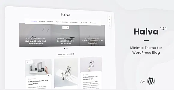Halva WordPress Theme