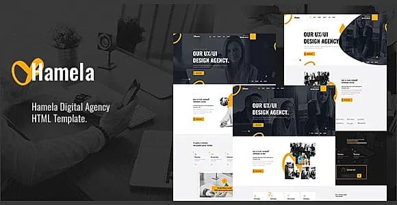 Hamela - Digital Agency Services HTML Template