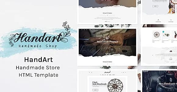 HandArt - Handmade Store HTML Template