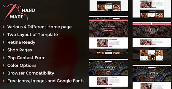 Handicraft - Product Shop Template
