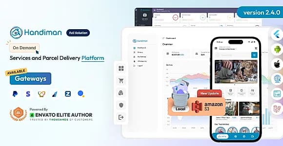 Handiman - On Demand Services and Parcel Delivery Platform