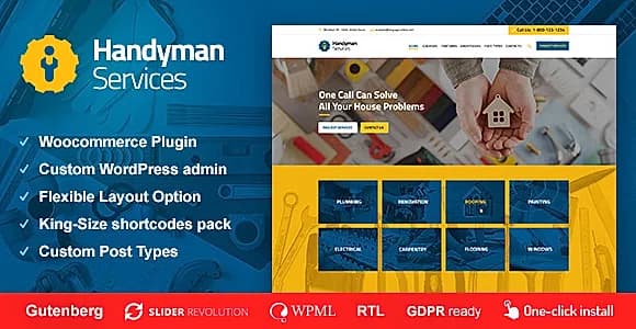 Handyman Services WordPress Theme