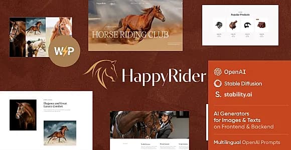Happy Rider WordPress Theme