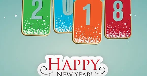 Happy New Year 2018 Tag Style