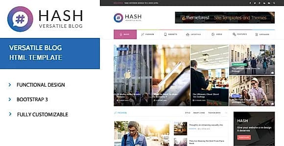 Hash - News & Magazine HTML Template