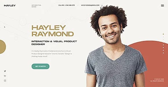 Hayley Raymond WordPress Theme