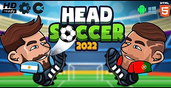 Head Soccer 2022 HTML5 Game Construct 2/3