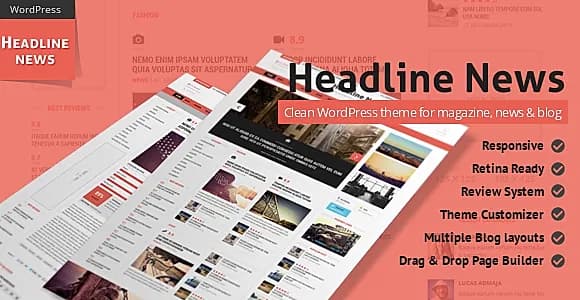 Headline News WordPress Theme
