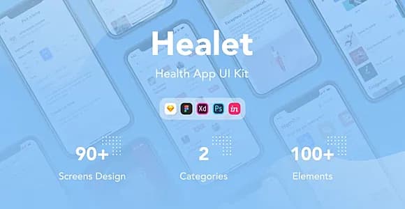 Healet - Health App UI Kit