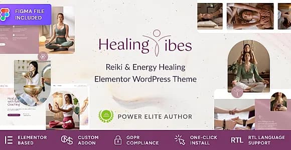 Healing Vibes WordPress Theme