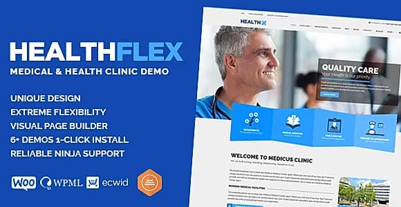 HealthFlex WordPress Theme