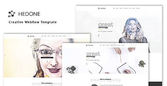 Hedone - Creative Webflow Template