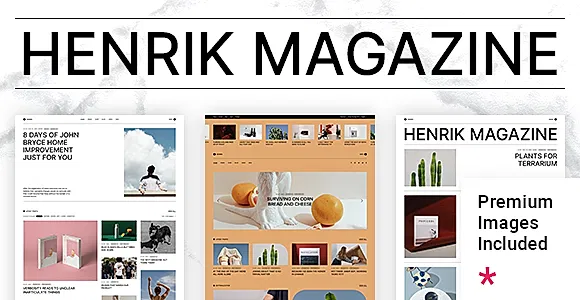 Henrik WordPress Theme