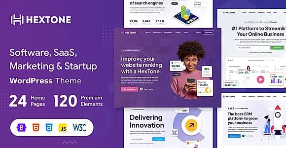 Hextone WordPress Theme