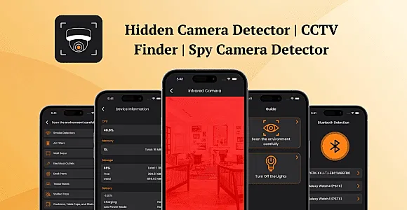 Hidden Camera Detector Swift | Native iOS | Latest Code for Admob Monetization