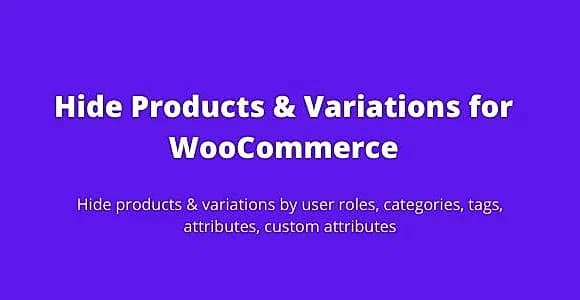 Hide Product for WooCommerce WordPress Plugin
