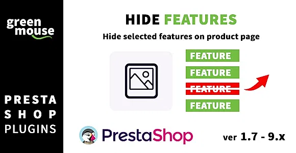 Hide selected features on Prestashop product page