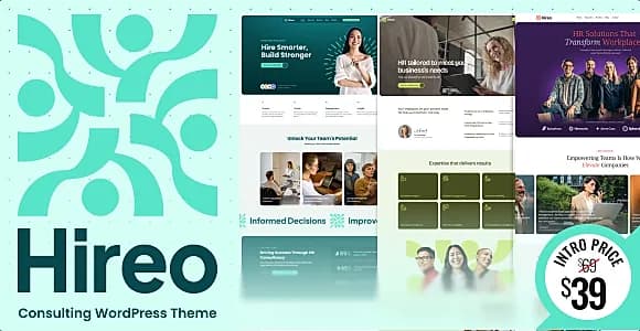 Hireo WordPress Theme