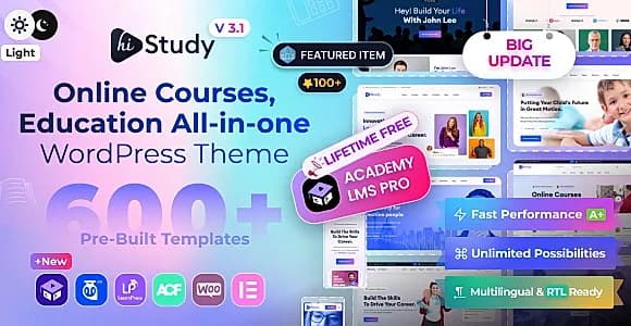 Histudy WordPress Theme