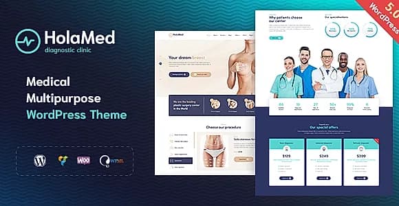 Holamed WordPress Theme