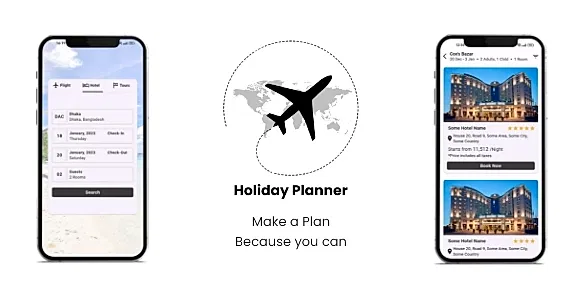 Holiday Planner - Cross Platform Holiday Booking Flutter App