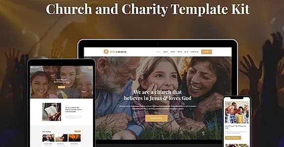 Holy - Church & Charity Template Kit