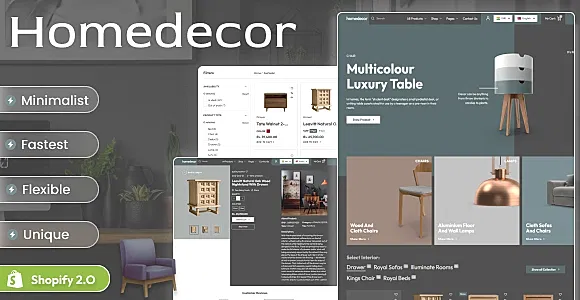 Home Decor - Shopify 2.0 eCommerce Theme
