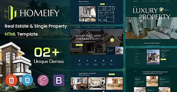 Homeify - Real Estate & Single Property HTML Template