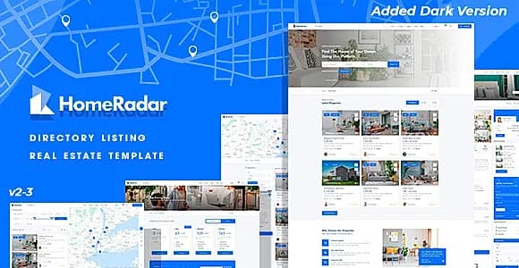 Homeradar - Directory  Listing  Real Estate Template