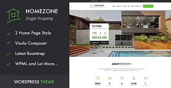 HomeZone WordPress Theme